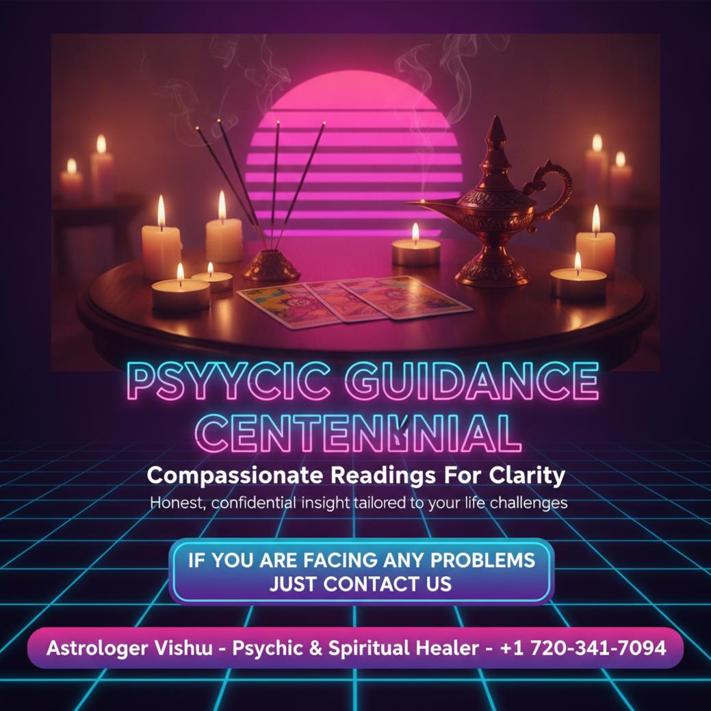 How Psychic Reading in Centennial Can Help Find Clarity psychic reading setup with cards and lamp in Centennial room