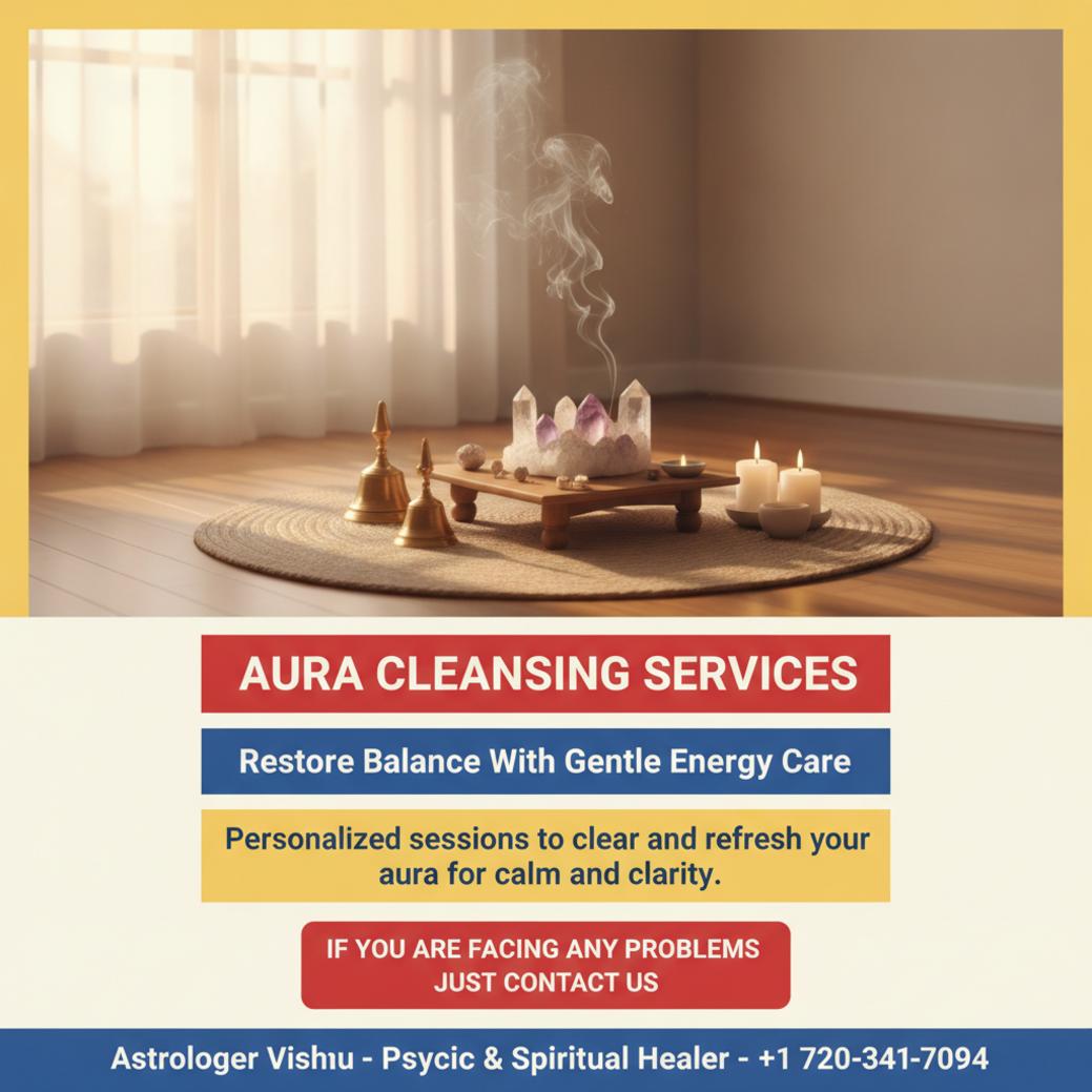 How Aura Cleansing in Aurora Can Bring You Peace Aura cleansing spiritual practice with crystals and incense in Aurora, CO