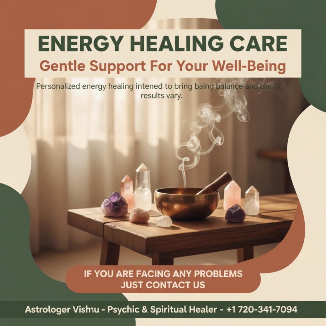How Energy Healing in Colorado Springs Can Support Your Well-Being Energy healing tools with crystals and incense in Colorado Springs room