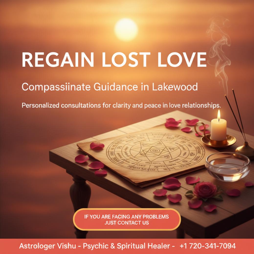 How to Get Ex Love Back in Lakewood, CO with Astrologer Vishnu Vedic astrology setup for get ex love back reading in Lakewood, CO